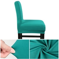 Jedinstvene ponude za barske stolice pokriva brojač bočne stolice Slip Slipcover Tirquoise 2