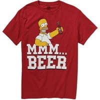 Simpsons Homer Beer Men's Graphic t