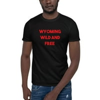3xl Red Wyoming divlja i besplatna pamučna majica s kratkim rukavima prema nedefiniranim darovima