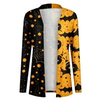Ženski kardigani vrhovi ležerna široka modna jakna s printom dugih rukava ležerni kardigani
