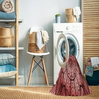 Ahgly Company stroj za pranje za pranje zatvorenog pravokutnog prijelaznih prostirki sa šafranom, 5 '7'