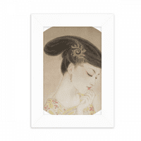 Kineska tradicionalna ljepota oslikana kopčama za kosu stolni fotookvir umjetnička slika vitrine za slike