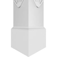 Stolarija 12 9 ' 9 ' klasični kvadratni navojni Bondi stupac koji se ne sužava prema gore s kapitelom misije i