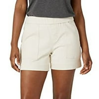 OCIVIESR Udoban i minimalistički džep s visokim elastičnim dvostrukim fit -a kratkim hlačama Srednje kratke hlače