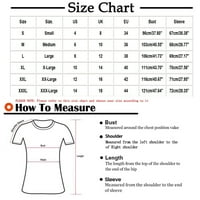 Chueow ženski vrhovi V-izrez casual tiskarski košulje kratki rukavi labavi plus size tinejdžerski zazor bluze
