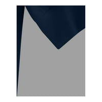 Ženski ležerni vrhovi Ženski čvrsti vrhovi u boji dugi rukavi Zip džepni košulja vrhovi s kapuljačom s kapuljačom