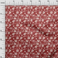 Jednobojni pamučni Poplin od crvene tkanine za tropsko šivanje obrt s otiscima tkanine širine dvorišta