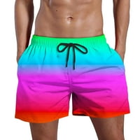 Muške kratke hlače labavog kroja s elastičnim pojasom, ljetne kratke hlače za plažu s džepovima, sportske kratke