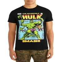 Marvel muški nevjerojatna grafička majica Hulk Comic