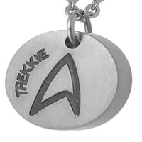 Star Trek Starfleet Insignia Titanium Trekkie Medaljon privjesak ogrlica