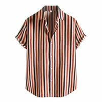 Ljetni trendovski klirens muške košulje muške modne etničke kratke rukave casual tiskanje havajske majice bluza