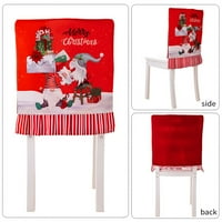 Zaštitna navlaka za stolice za stolice s izvrsnim uzorkom Božićna navlaka za stolice zaštitna navlaka za stolice