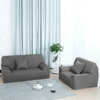 Jedinstveni prijedlozi moderna rastezljiva presvlaka za kauč od 1 komada, siva
