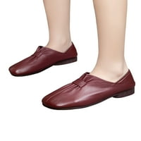 Donji dio / ženske mokasine; Ležerne cipele s mekim potplatom; udobne ravne cipele; neklizajuće cipele bez zatvaranja;
