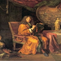 Plakat galerije, Pierre Mignard Selfportrait između i 1690