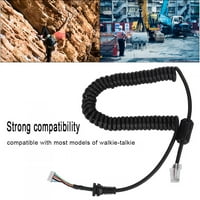 Mikrofonski kabel, opružni namotani prsten za ručni kabel mikrofona za Yaesu Car FT-7800