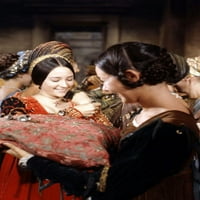Scena zabave s Romeom i Juli na plakatu Olivije Hassie