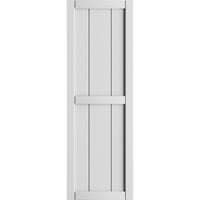 1 2 106 PVC PVC, rolete od četiri ploče u okviru ploče-N-letvice, Bijela