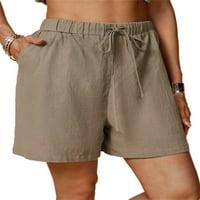 Seksi plesne ženske vruće hlače, mini hlače visokog struka, rastezljive kratke hlače, prozračne kratke hlače za