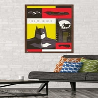 100. Godišnjica UI-poster na zidu s Batmanom, uokviren 22,37534