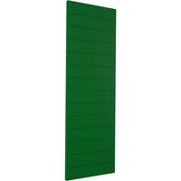 Ekena Millwork 18 W 70 H TRUE FIT PVC Horizontalni sloj moderni stil Fiksni nosač, Viridian Green