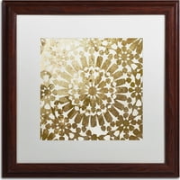 Zaštitni znak likovna umjetnost Marokansko zlato i platno Art by Color Pekara, bijela mat, drveni okvir